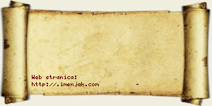 Una Trnjaković vizit kartica